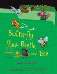Butterfly, Flea, Beetle and Bee