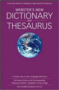 Webster's New Dictionary And Thesaurus